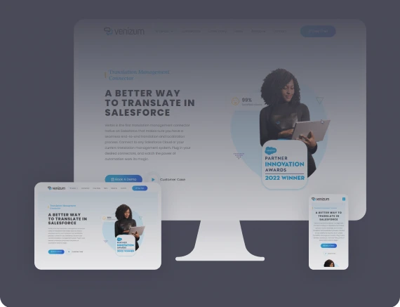 Venizum Mockup white